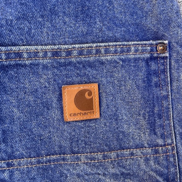 Blue Carhartt Double Knee Jeans - Picture 4 of 5